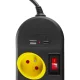 Сетевой фильтр Maclean MCE508 B, 4 розетки, USB-A/C, 1.5м, черный