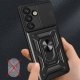 Hybrid Armor Camshield bruņu maciņš ar statīvu un kameras vāciņu Google Pixel 9A - Melns | Armored Case With...