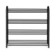 Metal Shoe Rack 4-Tier Organizer for 12 Pairs by ModernHome, black