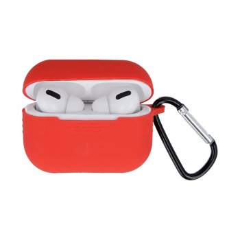 AirPods Pro Silicon Simple Case Cover, Red | Vāciņš Maciņš Austiņām Ausīm