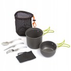 Ceļojumu, pārgājienu, kempinga trauku komplekts Mountain Goat | Travel Hiking Camping Cookware Set