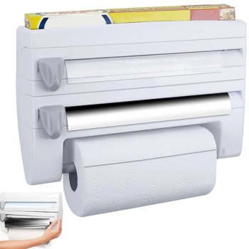 Folijas Garšvielu Plaukts Virtuves Organizators Papīra Dvieļu Turētājs | Kitchen Organizer Holder Spice Rack Paper...