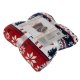 Ruhhy Christmas Throw Blanket 160x200 cm with 2 Pillowcases 24825