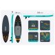 Neo-Sport Aquasurf 10.6 SUP Board, 320x84x15 cm (170207)