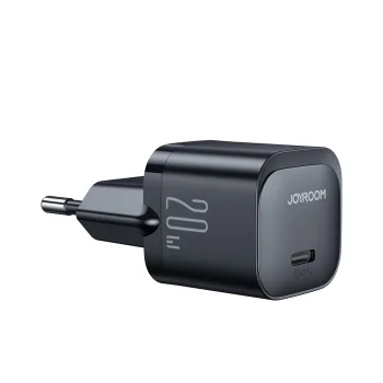 Joyroom JR-TCF02 Mini USB C lādētājs 20W PD, melns