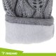 Skārienjūtīgi ziemas cimdi Trizand R26073 ar sildītājiem, pelēki