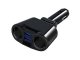 Car Cigarette Lighter Splitter and Charger with 2 USB Ports and Fast Charging