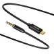 Baseus Yiven Audio Cable USB Type C to Mini Jack AUX 3,5mm, 1.2m, Black | Аудио Провод Переходник...