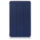 Samsung Galaxy Tab A7 Lite (SM-T220/T225) Tri-fold Stand PU Leather Case Cover, Dark Blue | Planšetdatora Apvalks...