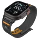 Ремешок Spigen Athlex Air 2 для Apple Watch (44 / 45 / 46 / 49 мм), черно-оранжевый