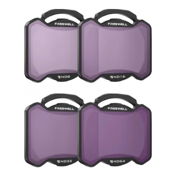 Комплект из 4 ND-фильтров Freewell (ND8, ND16, ND32, ND64) для DJI Avata 2