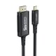 Acefast C1 USB‑C/HDMI video kabelis 4K 60Hz HDR 1,8 m – melns