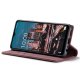 Samsung Galaxy A34 (SM-A346) CASEME Wallet Magnetic Leather Case Cover, Wine Red