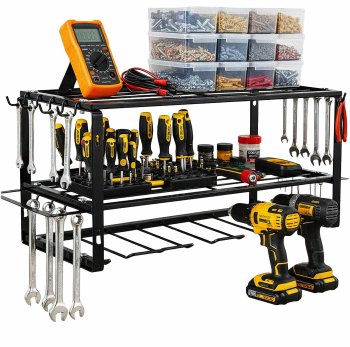 Instrumentu turētājs sienas organizators darbnīcai un garāžai