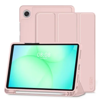 Чехол-книжка TechProtect SmartCase Pen для Samsung Galaxy Tab A9+ 11.0, розовый