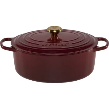 Овальная кастрюля-жаровня Le Creuset Signature 31 см, garnet