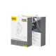 A6MaxL 20W USB-A un USB-C tīkla lādētājs ar 1m USB-C - Lightning kabeli, balts