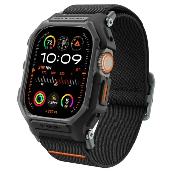 Чехол с ремешком Spigen Lite Fit Pro для Apple Watch Ultra 1 / 2 (49mm) Matte Black