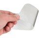 Car Door Sill Protective Stickers (4 pcs), Silver Carbon