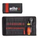 Wiha TorqueVario-S Electric 2872T18 Torque Screwdriver Set, 0.8-5.0 Nm, 18-Piece