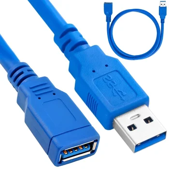 Кабель-удлинитель USB 3.0, экранированный, 1.5м