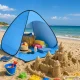 Pop-up Beach Tent with UV Protection, Blue