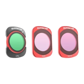 Комплект магнитных фильтров Sunnylife CPL ND8 ND16 для Osmo Pocket 3 / 4