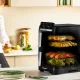 Karstā gaisa fritieris Tefal Easy Fry Crispy EY 7568, 10 l, 2700 W, melns / sudraba