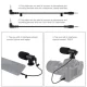 Puluz Komplekts Statīvs Telefona Turētājs ar LED Riņķa Lampu Gaismu un Mikrofonu | Vlog Kit Stand with LED Lamp...