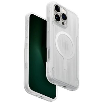 Uniq Combat Active Magclick uzlādes vāciņš iPhone 16 Pro Max - Balts | Charging Phone Case Cover White