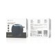Devia Lite1 Portable Bluetooth Speaker with RGB Lights and FM Radio, Blue