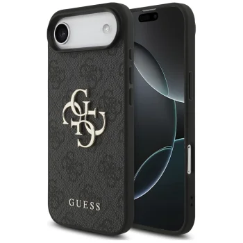 Guess iPhone 17 Air vāciņš 4G Big Logo, melns