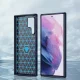 Силиконовый чехол Hurtel Carbon для Samsung Galaxy S23 Ultra синий