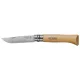 Складной нож Opinel No. 08 из нержавеющей стали с чехлом