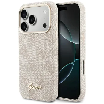 Guess 4G Script MagSafe MagCase iPhone 17 Pro telefonam – rozā | Phone Case Cover