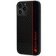 Чехол Audi Carbon Fiber Stripe для iPhone 13 / 13 Pro черный
