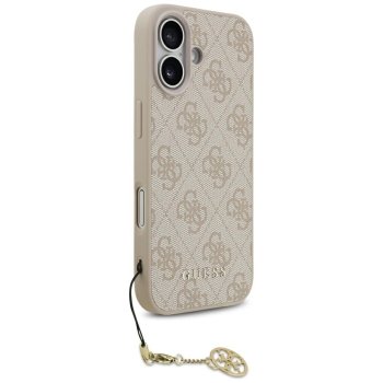 Guess iPhone 17 vāciņš 4G Charms Collection MagSafe, rozā