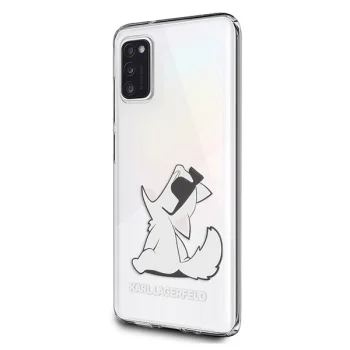 Чехол Karl Lagerfeld для Samsung Galaxy A41 Choupette Fun, прозрачный