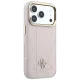 Чехол Guess Stripe Peony 4G Logo MagSafe для iPhone 17 / 18 Pro Max, розовый