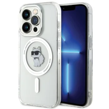 Apple iPhone 15 Pro 6.1'' Karl Lagerfeld IML Choupette MagSafe Cover Case, Transparent | Telefona Vāciņš Maciņš...