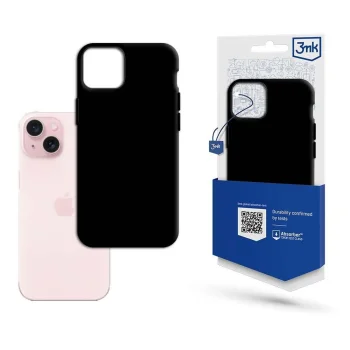 3Mk Protection Matt Case vāciņš Apple iPhone 15, melns
