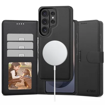 Tech-Protect Wallet MagSafe atverams vāciņš Samsung Galaxy S26 Ultra, Matte Black
