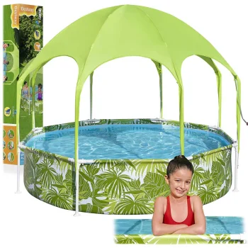 Bērnu karkasa baseins ar nojumi 244x51 cm Bestway 56432