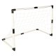 Kids Football Goal Set (2 pcs) with Balls and Pump, 95x48x70 cm