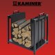 Kaminer 24628 Fireplace Log Holder Firewood Metal Basket