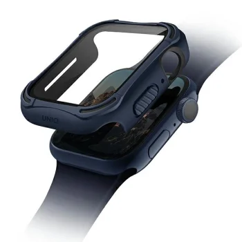 Apple Watch Series 4 / 5 / 6 / SE 40 mm. Uniq Etui Torres Cover Case, Blue | Vāciņš Maciņš Apvalks Grāmatiņa