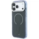 Чехол Mercedes Double Layer Iconic Logo MagSafe для iPhone 18 Pro Max / 17 Pro Max, темно-серый