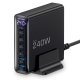 240W GaN Charging Station Tech-Protect DC240W-GaN 6 Ports Black