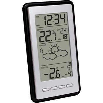 Technoline WS9130 meteoroloģiskā stacija, melna/sudraba