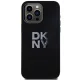 Чехол DKNY для iPhone 15 Pro Max Liquid Silicone Metal Logo, черный
